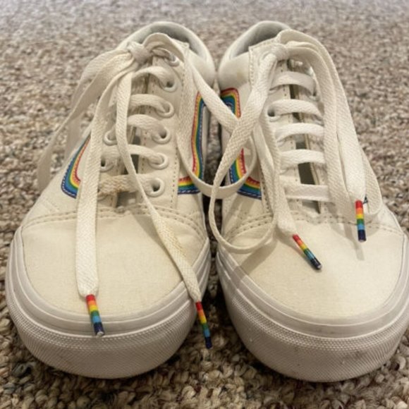 VANS Old Skool Rainbow Limited Edition Women's Size 7.5 - Picture 4 of 9